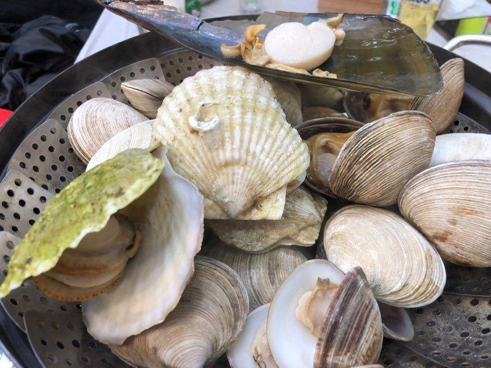 江陵 鏡浦海邊 美食